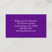 Elegant   Scroll Professional Visitekaartjes (Achterkant)