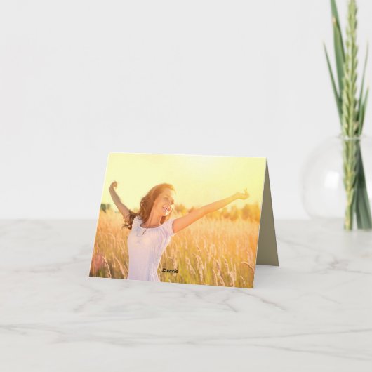 Elegant Scroll Script Afstuderen 3 Multi Photo Bedankkaart (Achterkant)