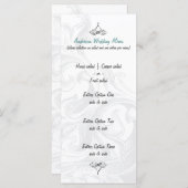 Elegant Scroll Wedding Menus Menu (Voorkant / Achterkant)