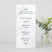 Elegant Scroll Wedding Menus Menu (Staand voorkant)