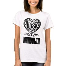 Elegant scrolled hart voor mandoline liefhebbers