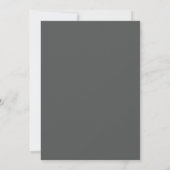 Elegant  Scrolls Bat Mitzvah Kaart (Achterkant)