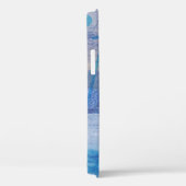 Elegant Seahorse Blue Ocean Waves Case-Mate iPhone Case (Achterkant / Rechts)