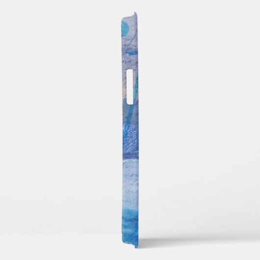 Elegant  Seahorse Blue Ocean Waves Case-Mate iPhone Case (Achterkant / Rechts)