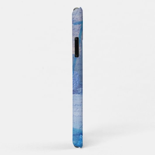 Elegant Seahorse Blue Ocean Waves Case-Mate iPhone Case (Achterkant/rechts)