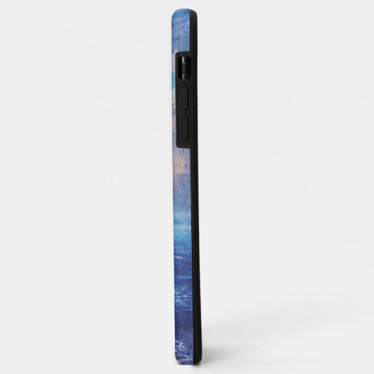 Elegant Seahorse Blue Ocean Waves Case-Mate iPhone Case (Achterkant/links)