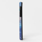 Elegant  Seahorse Blue Ocean Waves Name Case-Mate iPhone Case (Achterkant/links)