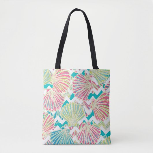 Elegant Seashells Pattern Tote Bag (Voorkant)