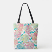 Elegant Seashells Pattern Tote Bag (Achterkant)
