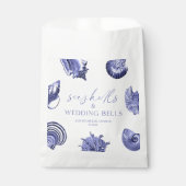 Elegant Seashells & Wedding Bells Vrijgezellenfees Bedankzakje (Voorkant)
