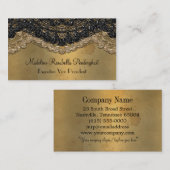 Elegant Segonzac Victoriaans 3,5 x 2 inch Visitekaartje (Voorkant / Achterkant)