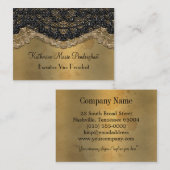 Elegant Segonzac Victoriaans Zwart Visitekaartje (Voorkant / Achterkant)