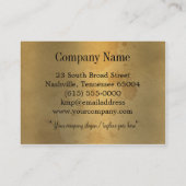 Elegant Segonzac Victoriaans Zwart Visitekaartje (Achterkant)