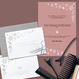 Elegant seizoen van schoonheid en vreugde zakelijk folie kaarten