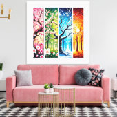 Elegant Seizoensgebonden en Bloemen Wall Art Colle Canvas Afdruk (Insitu (Woonkamer))
