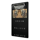 Elegant Self Improvement Cool Tiger Eyes Modern Mini Klembord (Angled2)