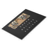 Elegant Self Improvement Motivatie Top Sjabloon Notitieblok (Schuin)