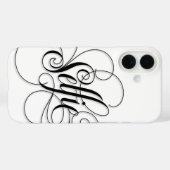 Elegant SELFIE Luxurous Floursive Calligraphy Case-Mate iPhone Case (Achterkant (horizontaal))