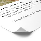 Elegant Senior Jaar Foto Poster (Hoek)