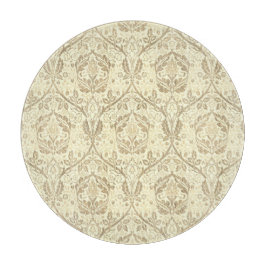 Elegant sepia bruin bloempatroon snijplank