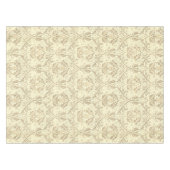 Elegant sepia bruin bloempatroon tafelkleed (Voorkant (Horizontaal))