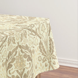 Elegant sepia bruin bloempatroon tafelkleed