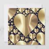 ELEGANT SEPIA hart BACHELORETTE INVITATIE Kaart (Achterkant)