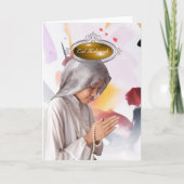Elegant Sequin Eid Mubarak Holiday Card Feestdagen Kaart (Voorkant)