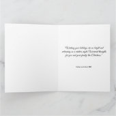 Elegant Serene winter scene adorned with lights Kaart (Binnen)