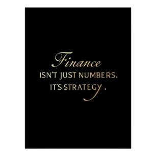 Elegant Serif Motivatie Poster voor Kantoor Wall