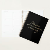 Elegant Serif Quote voor Finance Professionals Planner (Display)