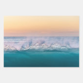 ELEGANT SET BEACH LANDSCAPE FOTOGRAPHS INPAKPAPIER VEL (Voorkant)