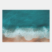 ELEGANT SET BEACH LANDSCAPE FOTOGRAPHS INPAKPAPIER VEL (Voorkant 3)