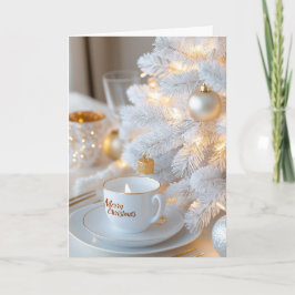 Elegant Setting Kerstkaart Kaart