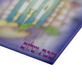 Elegant Shabbat Shalom Cutting Board Snijplank (Hoek)