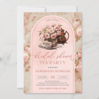 Elegant shabby chic blush bruids thee party