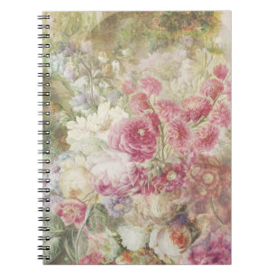 Elegant Shabby Chic  Floral Notitieboek