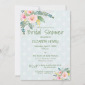 Elegant Shabby Chic  Floral Vrijgezellenfeest Kaart (Voorkant)