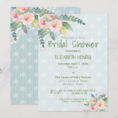 Elegant Shabby Chic  Floral Vrijgezellenfeest Kaart (Voorkant / Achterkant)