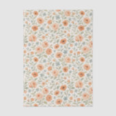 Elegant Shabby Chic Franse Floral Art Pattern Tissuepapier (Voorkant)