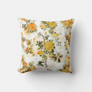 Elegant  Shabby Chic Yellows Golds Florals Kussen