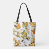 Elegant  Shabby Chic Yellows Golds Florals Tote Bag (Achterkant)