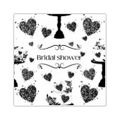 elegant shabby-vrijgezellenfeest rubberstempel (Afrduk)