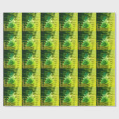 Elegant Shades of Green Kerstmis Tree Pattern Cadeaupapier (Vlak)