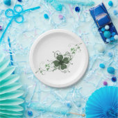 Elegant Shamrock Art Paper Bord (Feest)