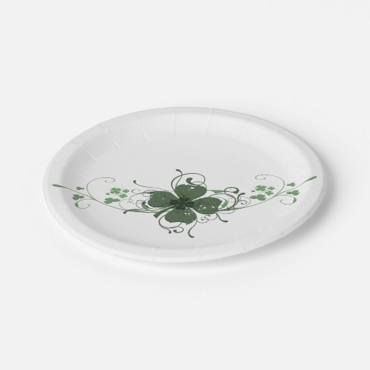 Elegant Shamrock Art Paper Bord (Gekanteld)
