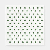 Elegant Shamrock Pattern Irish Good Luck Clovers Servet (Voorkant)