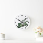 Elegant Shamrock Pet Ronde Klok (Huis)