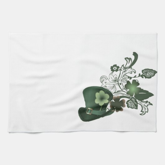 Elegant Shamrock Pet Theedoek (Horizontaal)