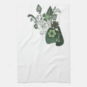 Elegant Shamrock Pet Theedoek (Verticaal)